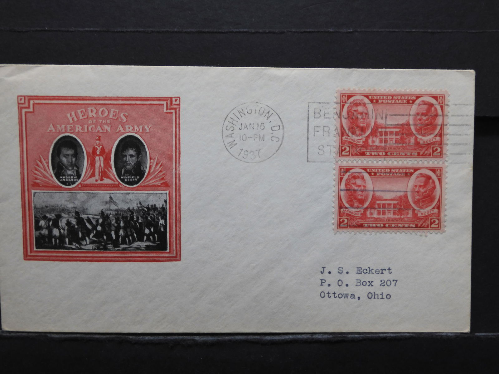 Rare Jan. 15, 1937 Heroes of the American Army (Andrew (1 of 2)