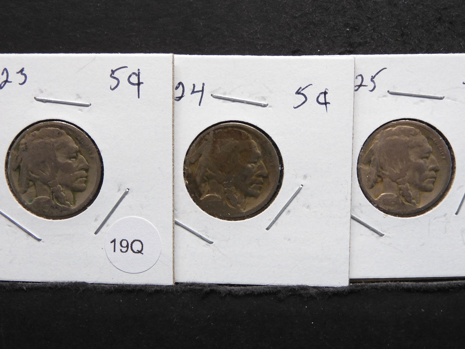 1923, 24, 25 Buffalo Nickels (1 of 3)