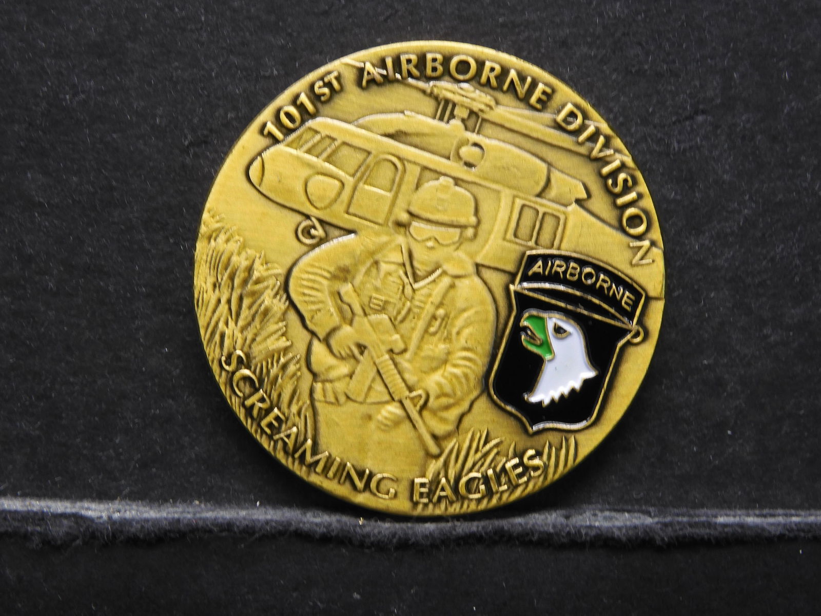 101st Airborne Division Screaming Eagles Medal (1 of 2)
