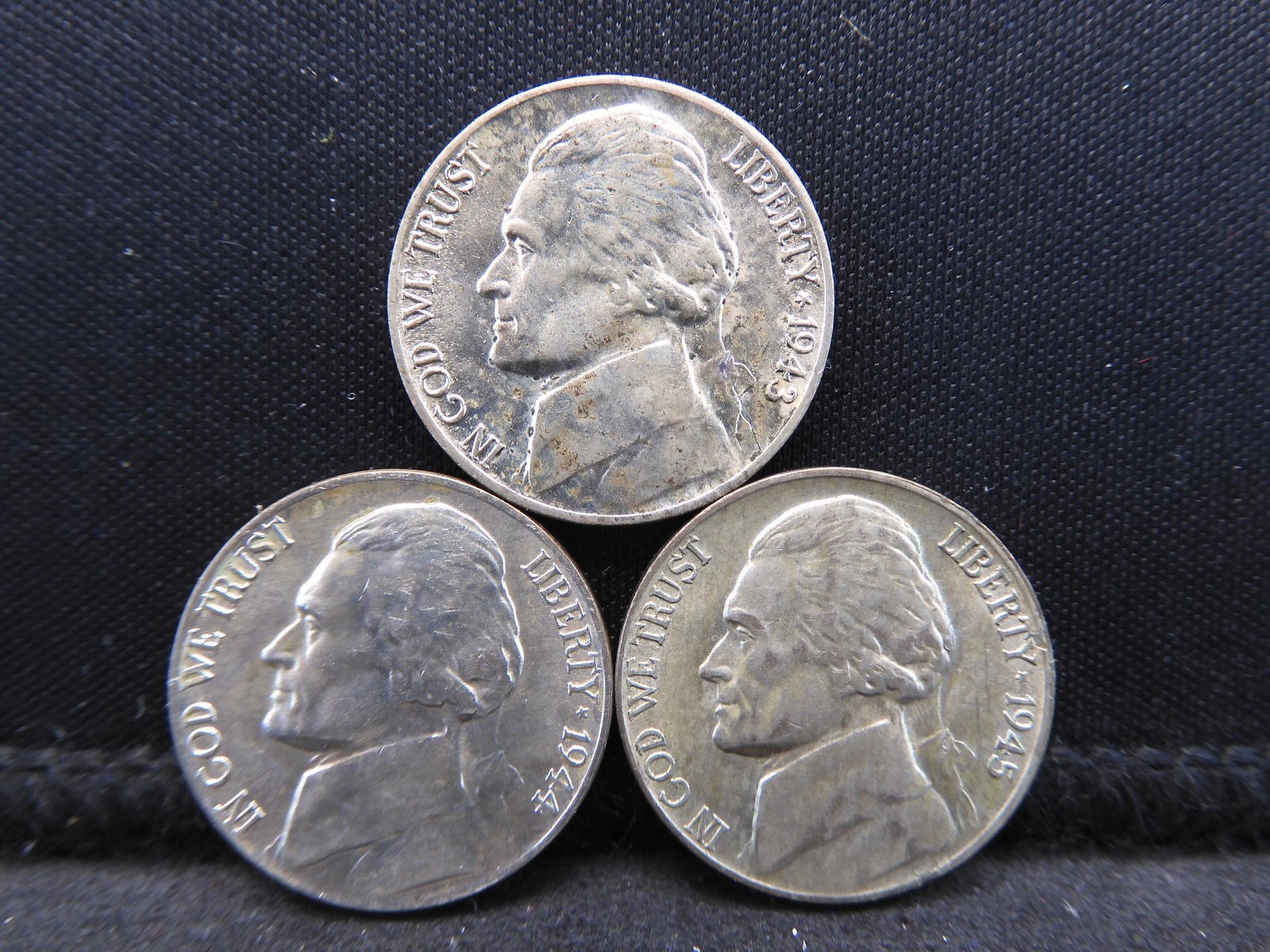 1943 1944 1945 BU  35% Silver Jefferson (1 of 2)