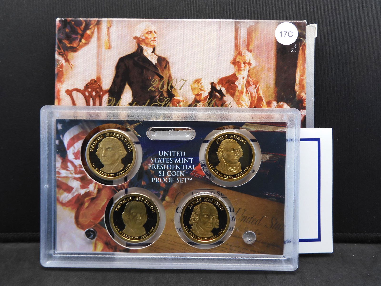 2007 U.S. Mint Presidential $1 coin Proof Set (1 of 4)