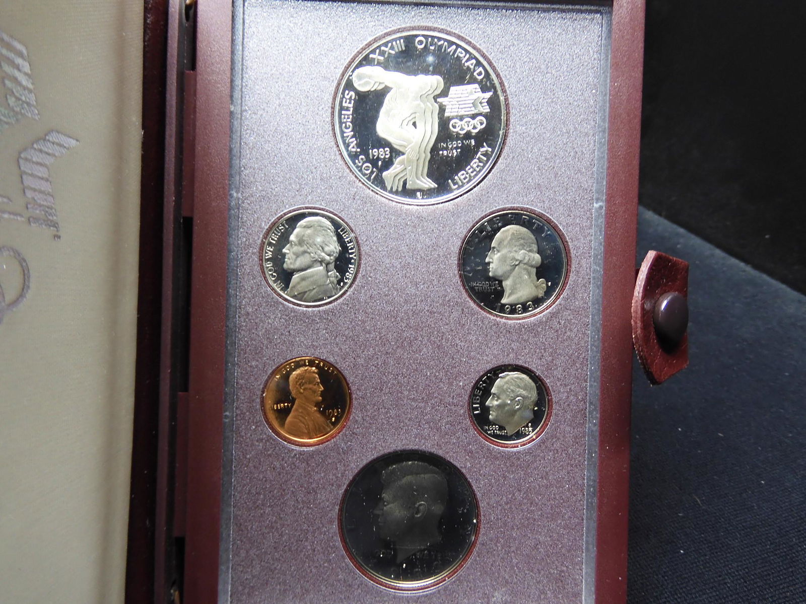 1983-S US Prestige Proof Set.  Contains regular coinage (1 of 4)