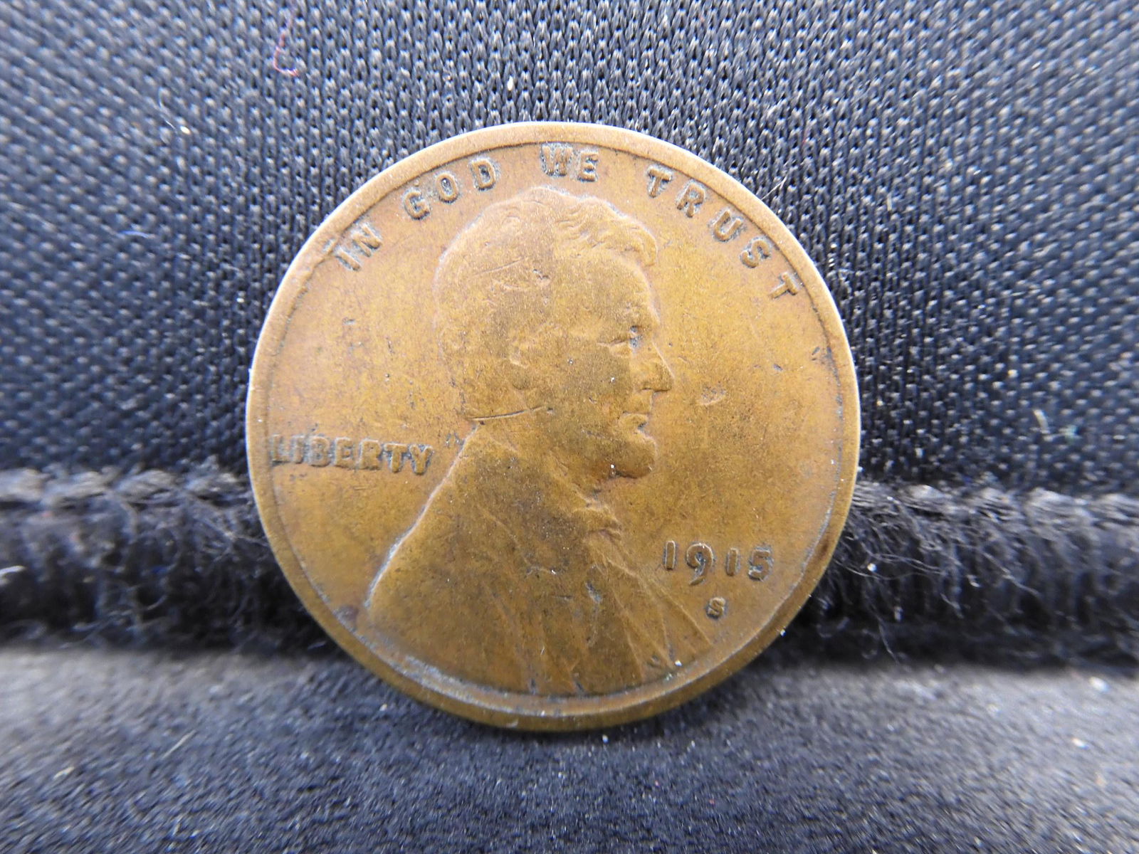 1915-S Semi-Key Date Lincoln Head Wheat Cent. (1 of 2)