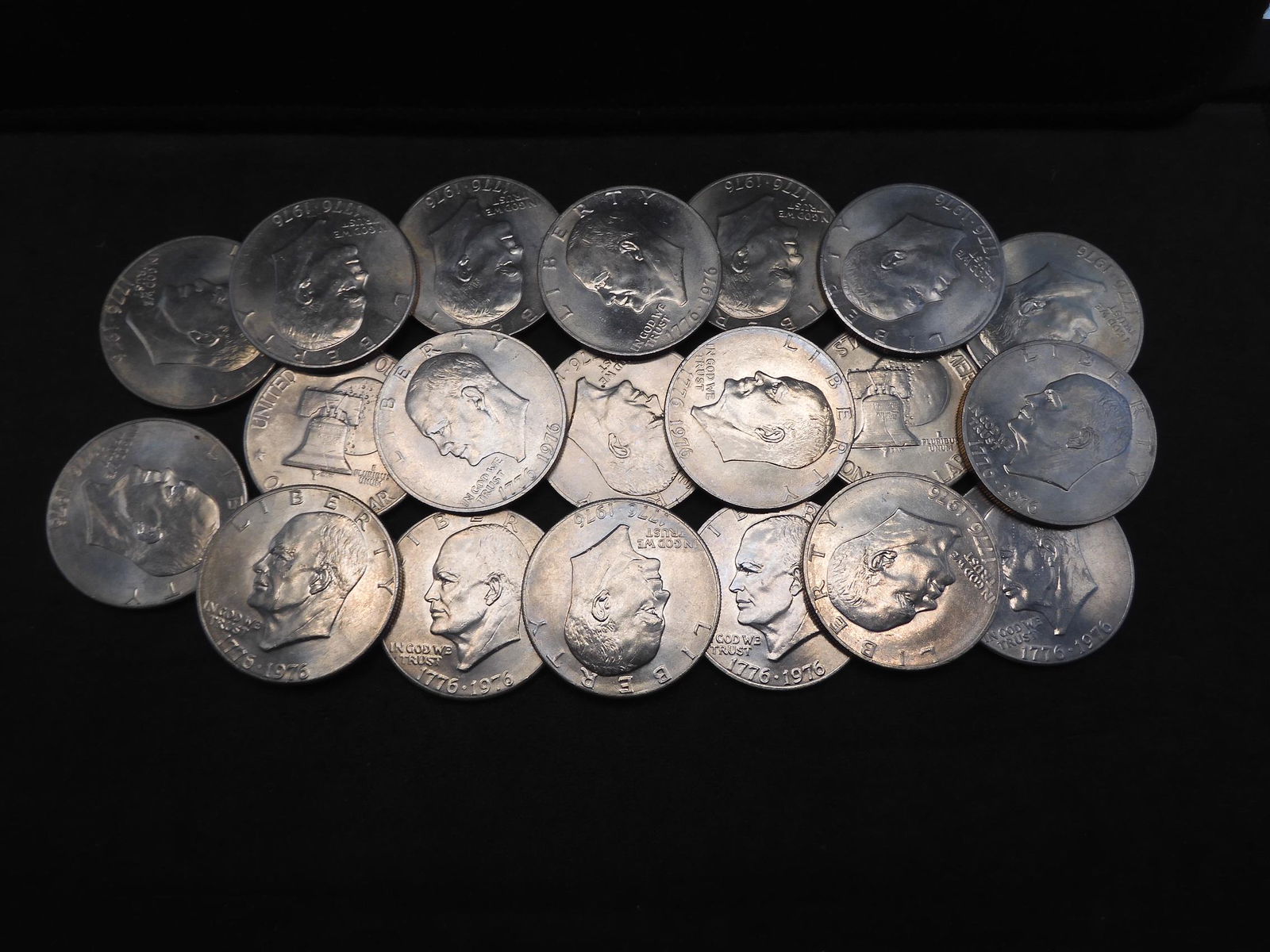 20 1776-1976 Bicentennial Eisenhower Dollars. All Clad (1 of 3)