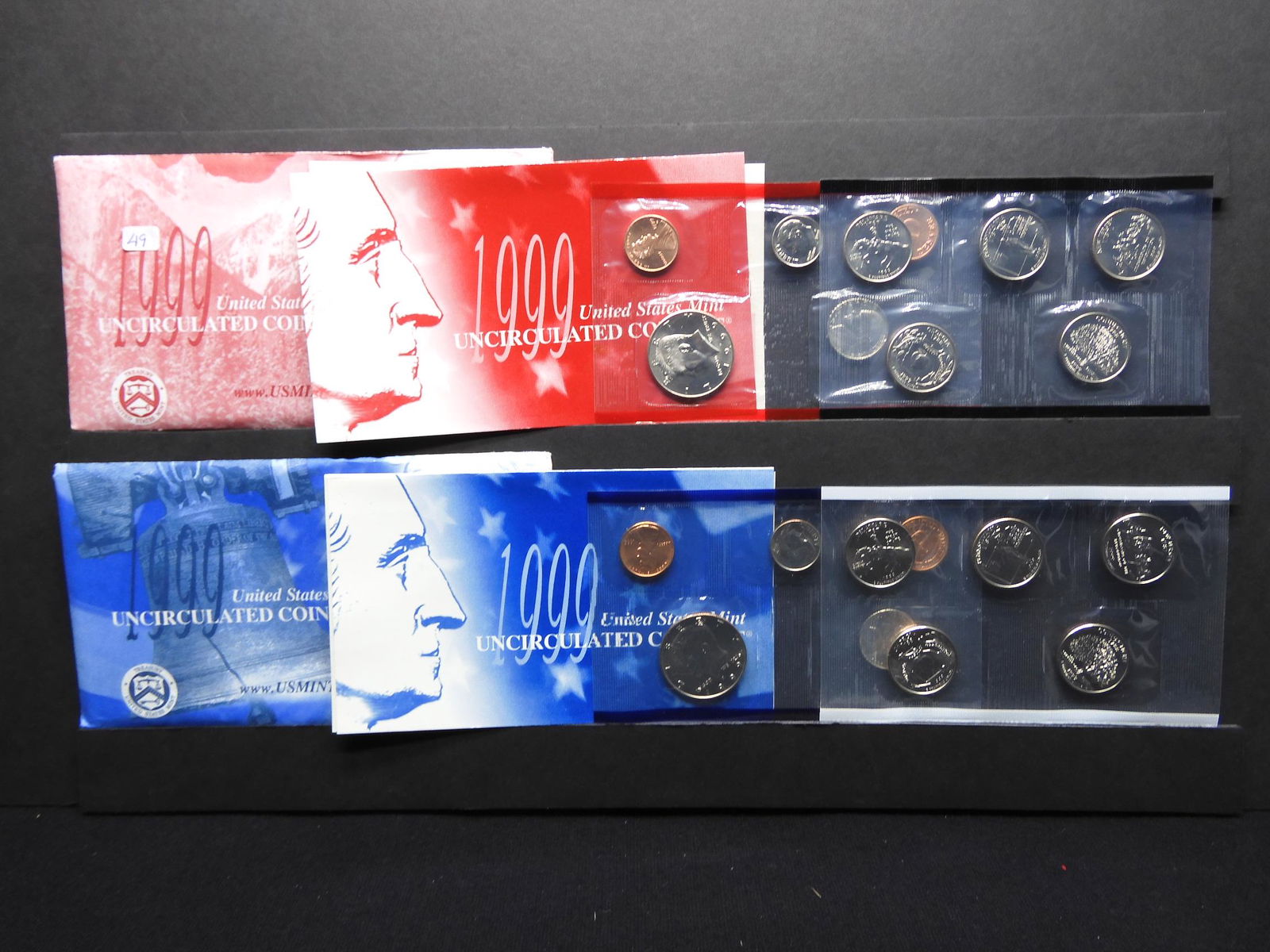 1999 P/D 20-coin US Mint Set.  GEM in original holder. (1 of 13)
