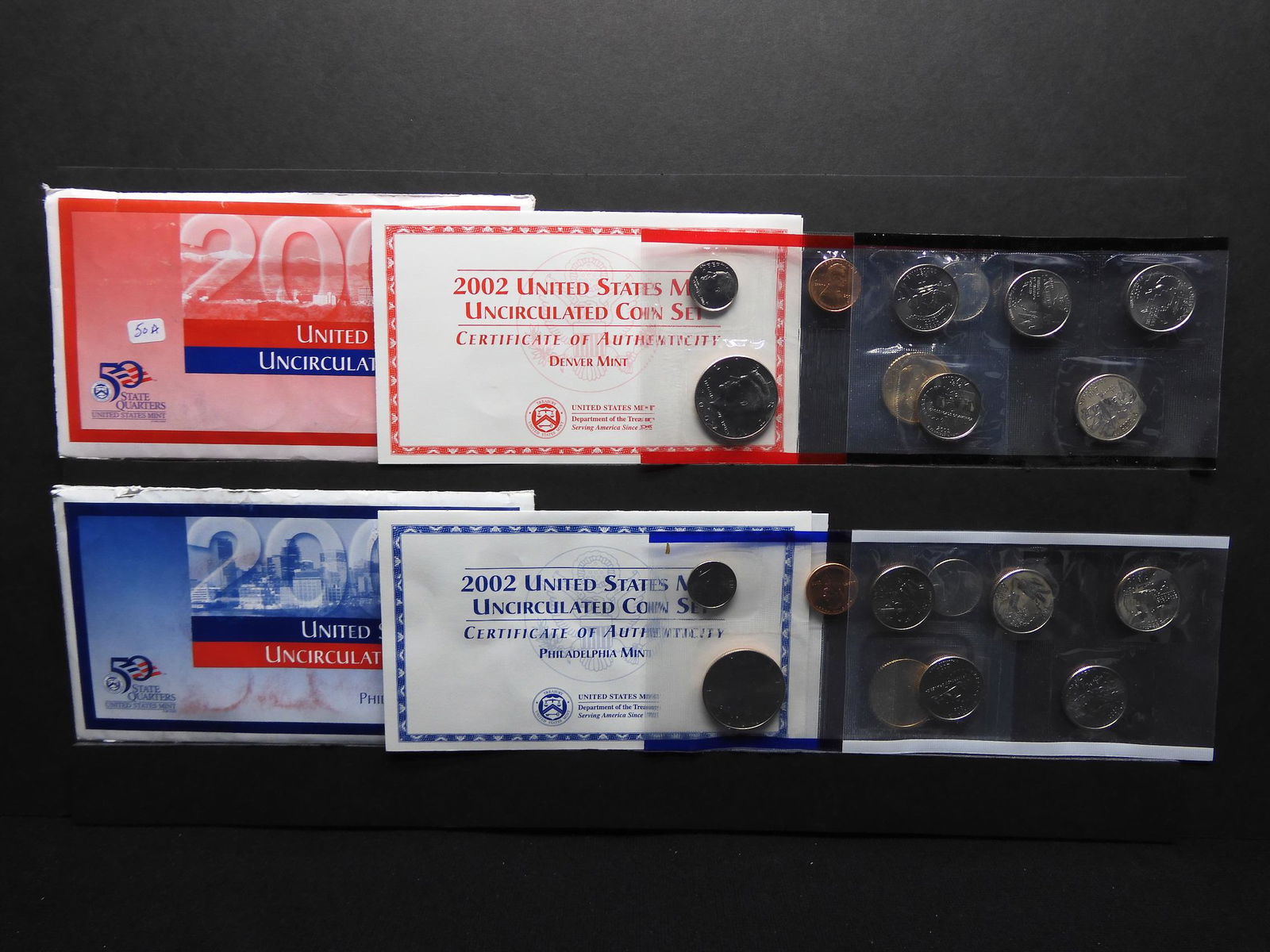 2002 P/D 20-coin US Mint Set.  GEM in original holder. (1 of 13)