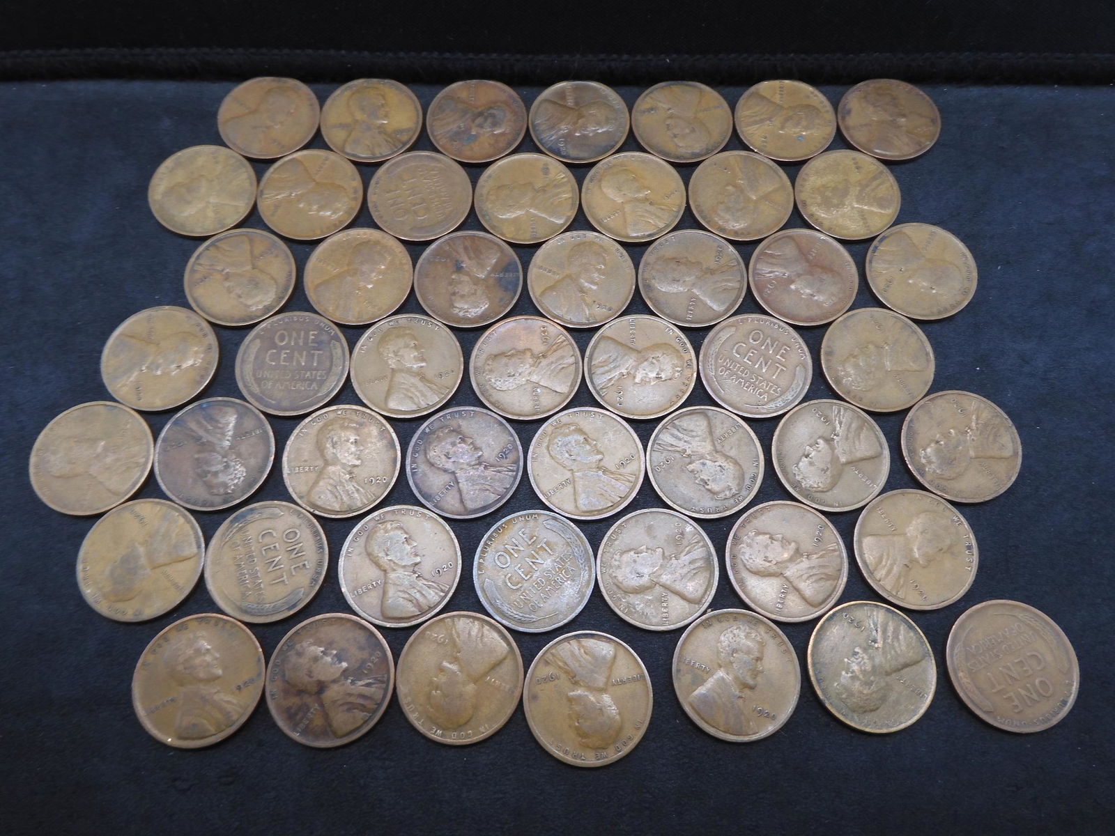 50 - 1920 Lincoln Wheat Cents (1 of 3)