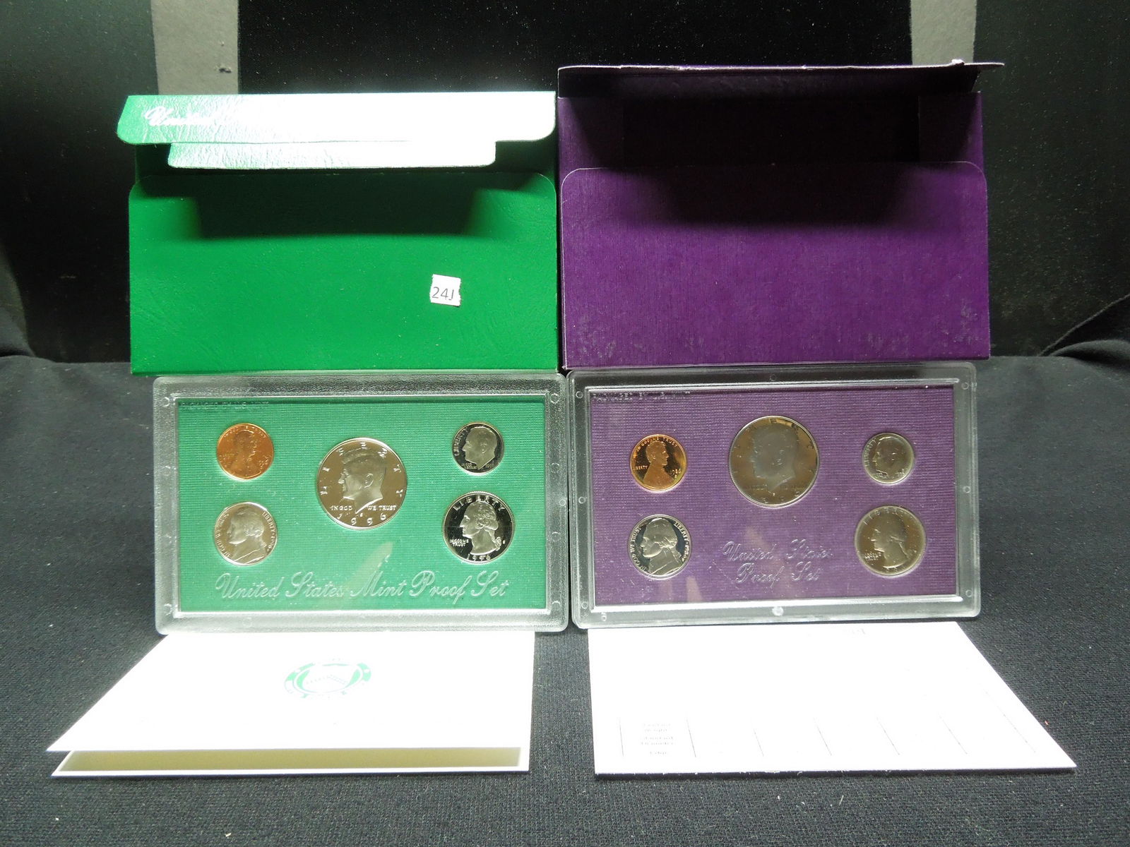 1986, 1996 Proof sets. (1 of 7)