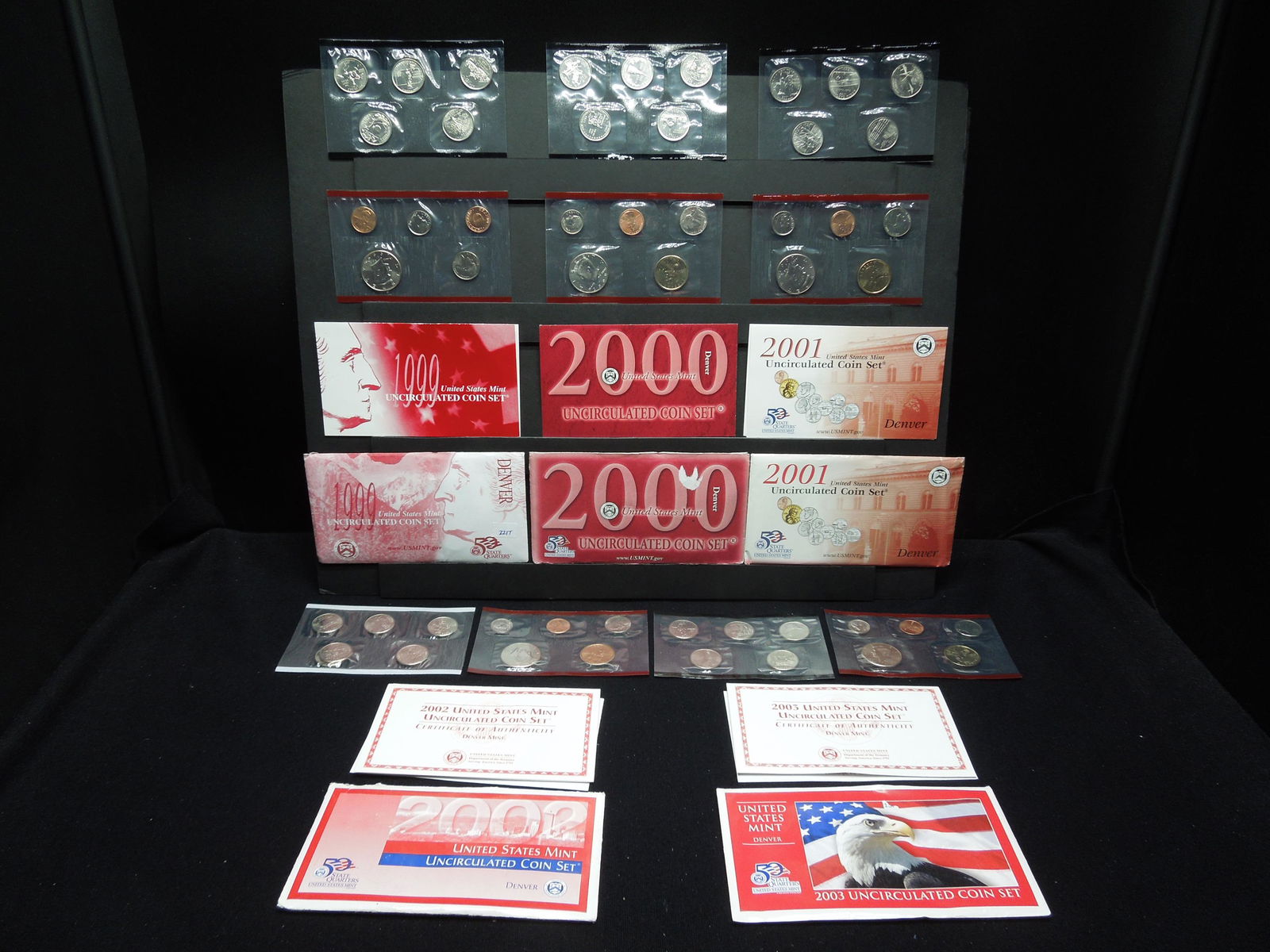 1999-2003 Denver Minted U.S. Mint Uncirculated Sets (1 of 20)