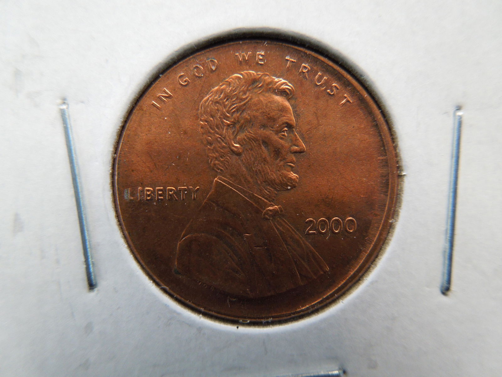 Mint Error: 2000 (Wide-AM) Off-Center Lincoln Cent (1 of 3)