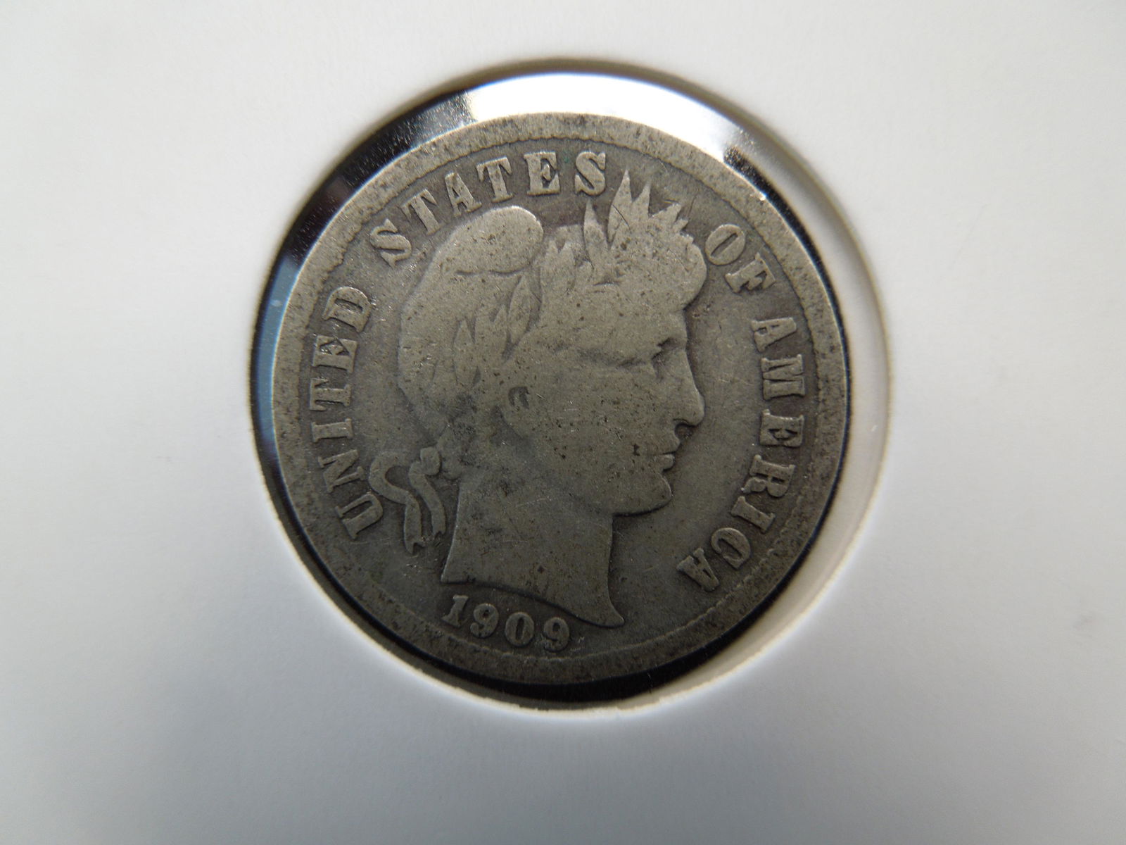 1909 Barber Dime (1 of 3)