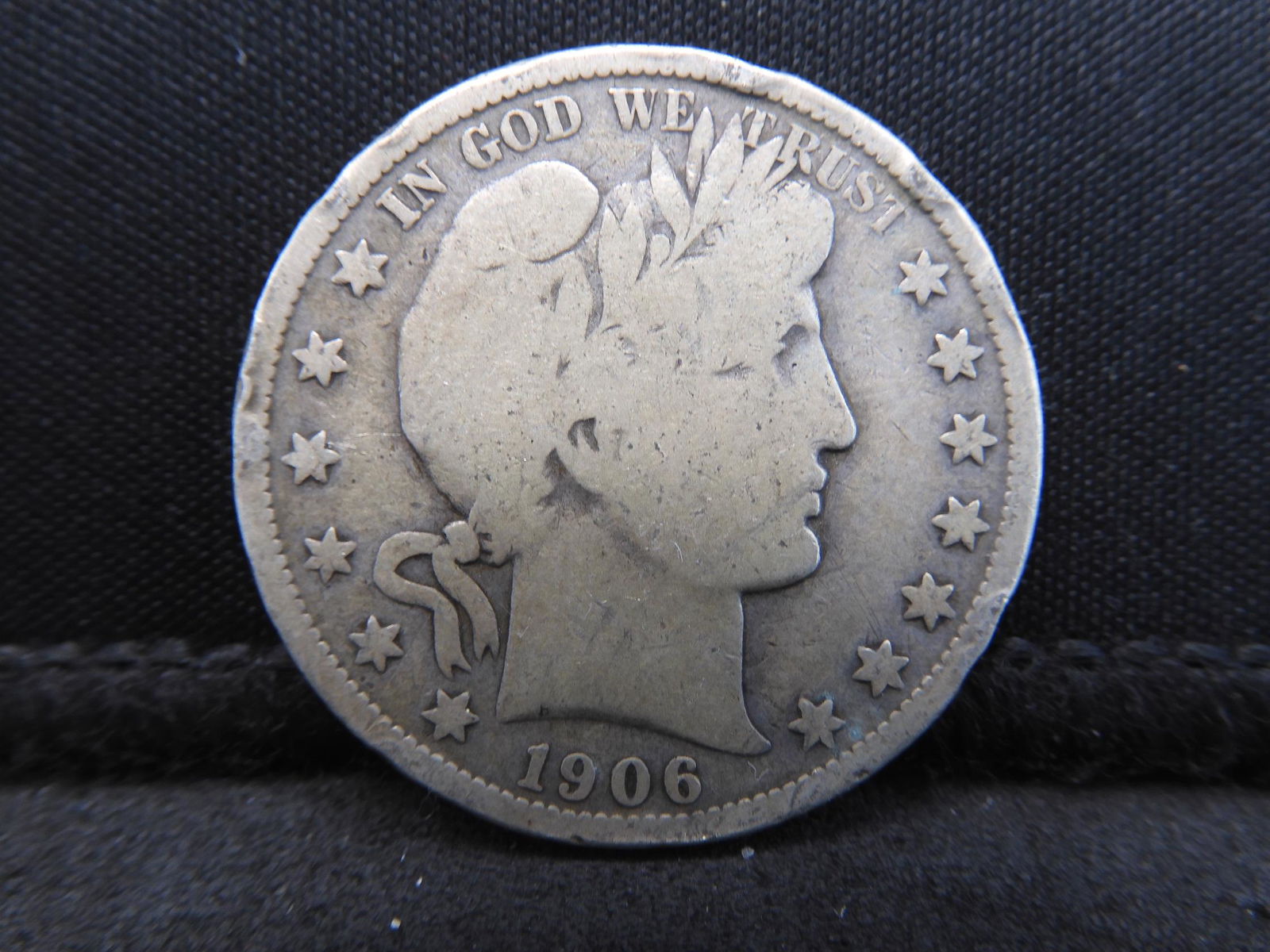 1906-O Barber Silver Half Dollar (1 of 2)