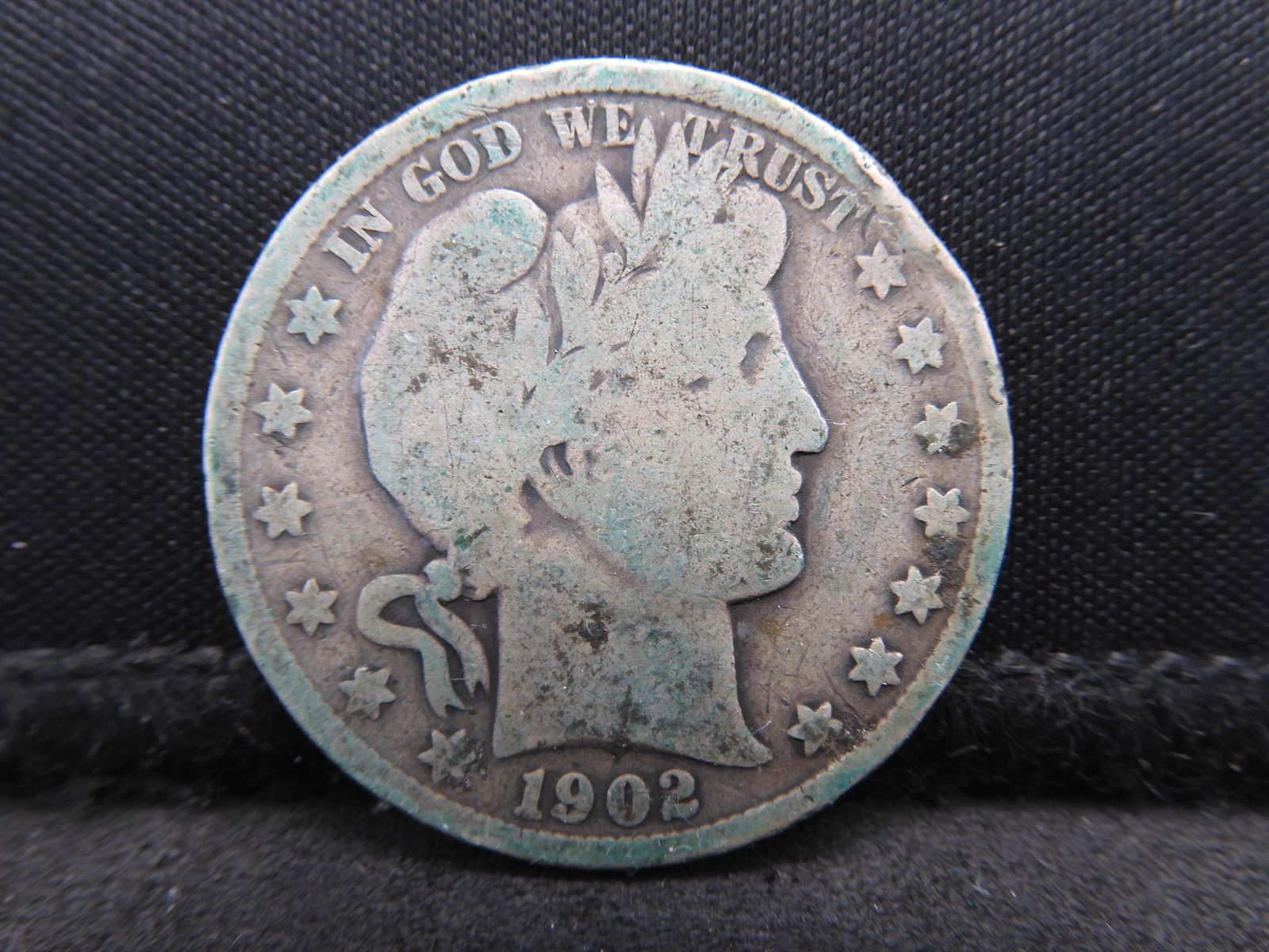 1902-P Barber Silver Half Dollar (1 of 2)