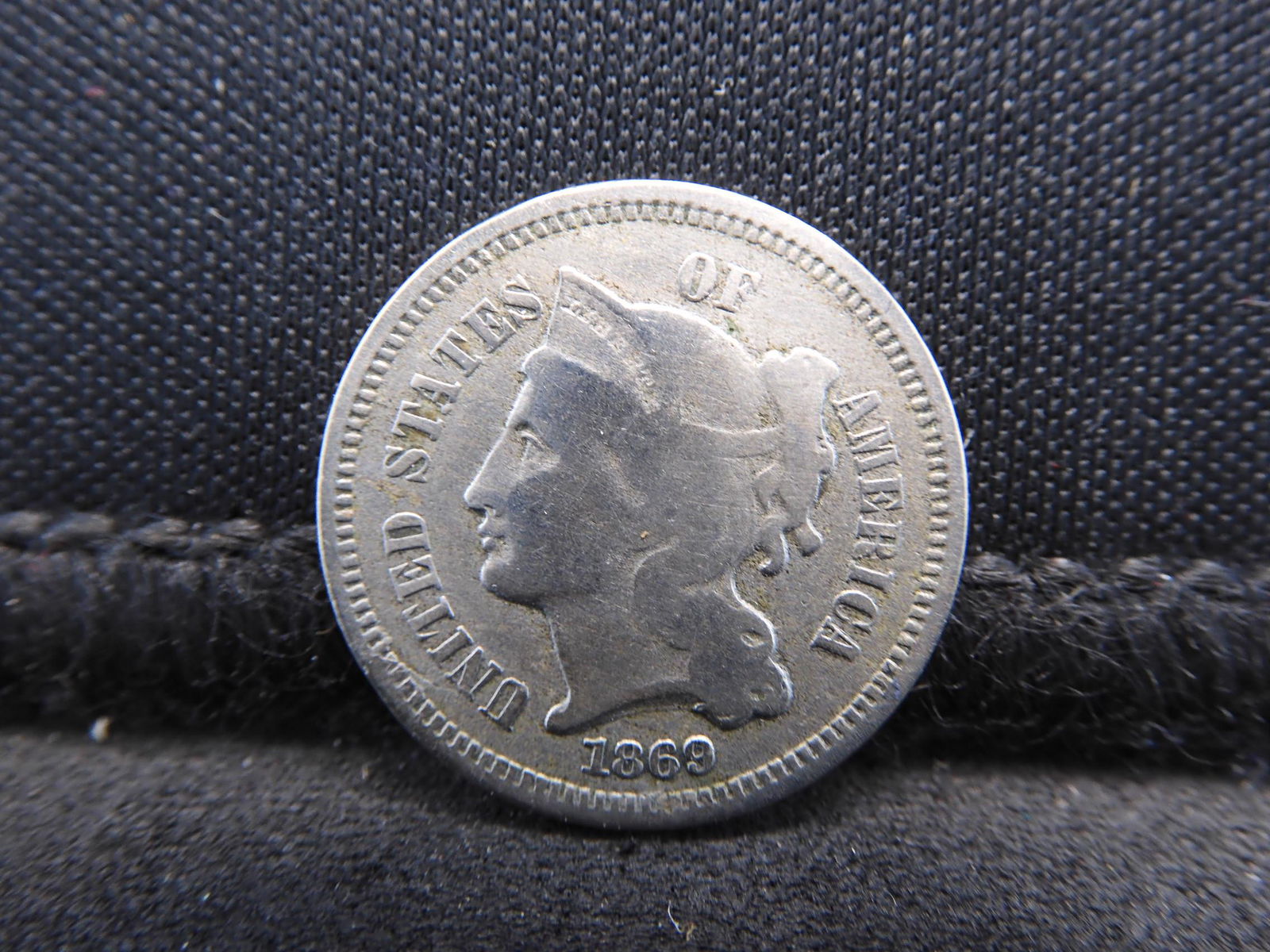 1869 Three Cent Piece (1 of 2)