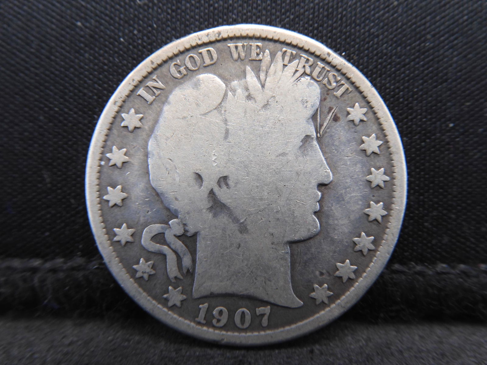1907-O Barber Silver Half Dollar (1 of 2)