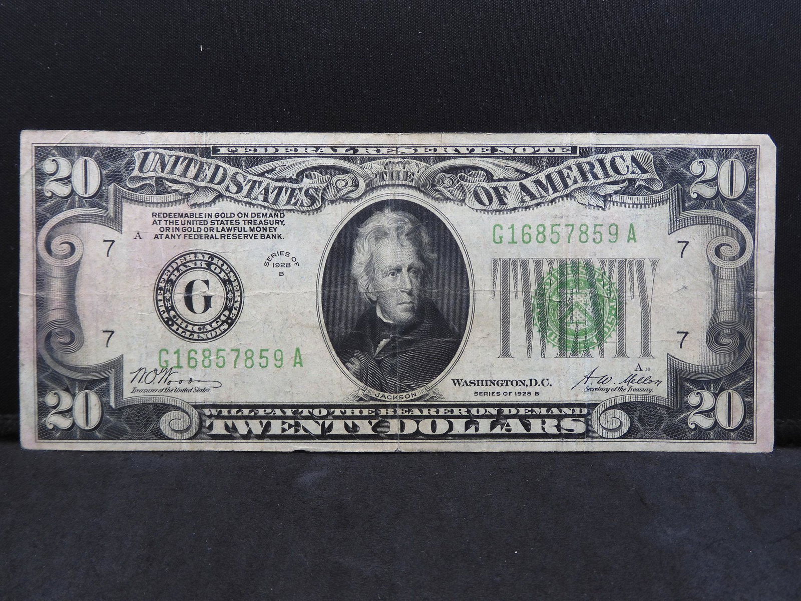 Series 1928-B $20.00 Federal Reserve Note (1 of 4)