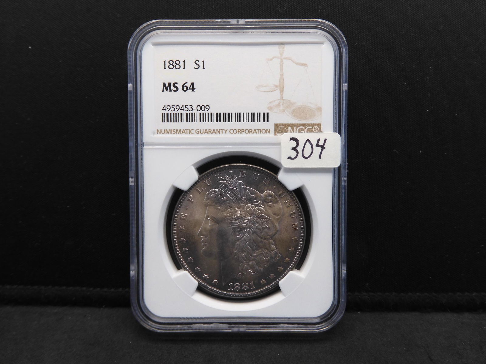 1881-P NGC MS64 Morgan Silver Dollar Brilliant Luster (1 of 4)