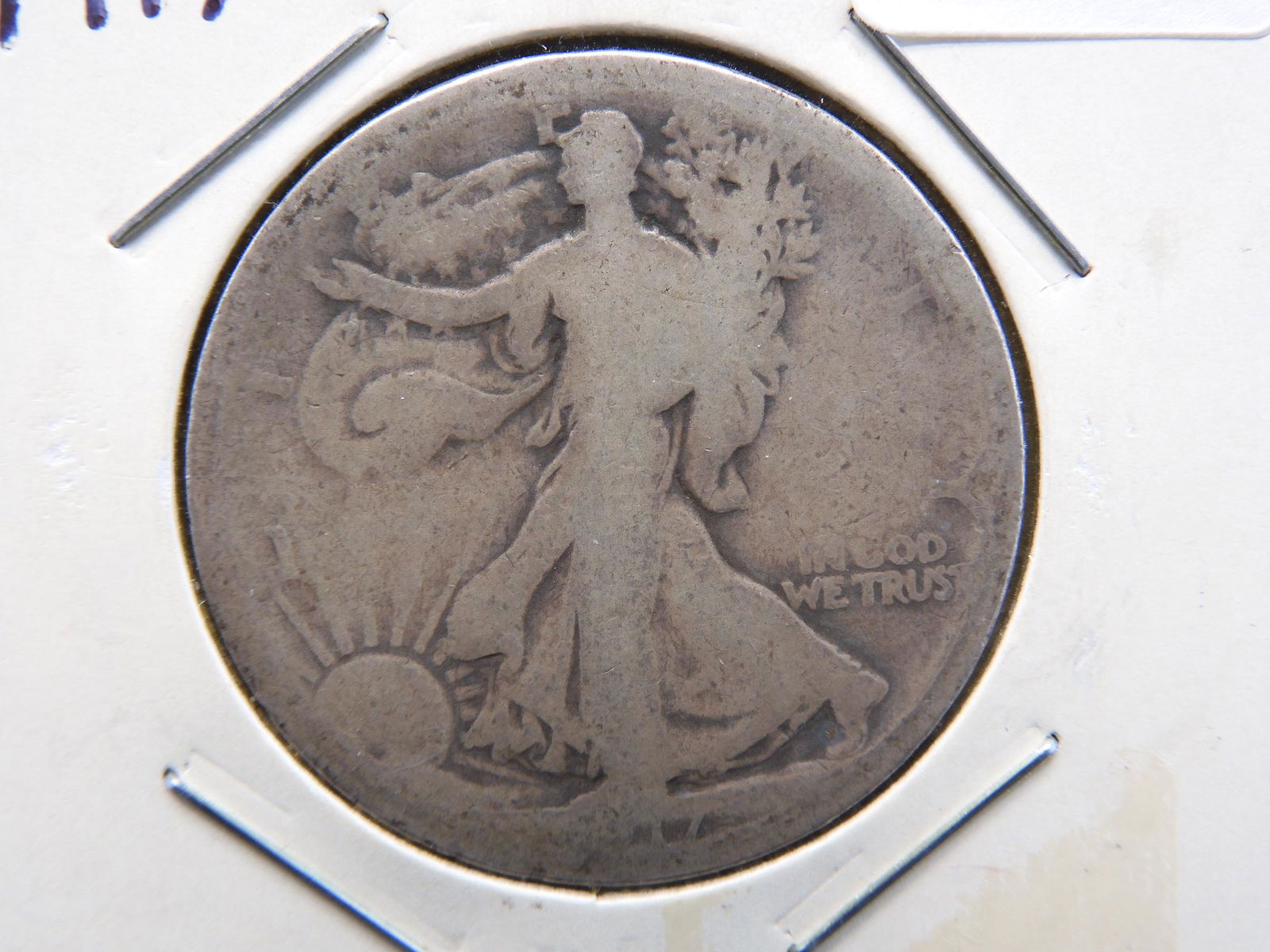 1917-D Reverse Walking Liberty Half Dollar (1 of 3)