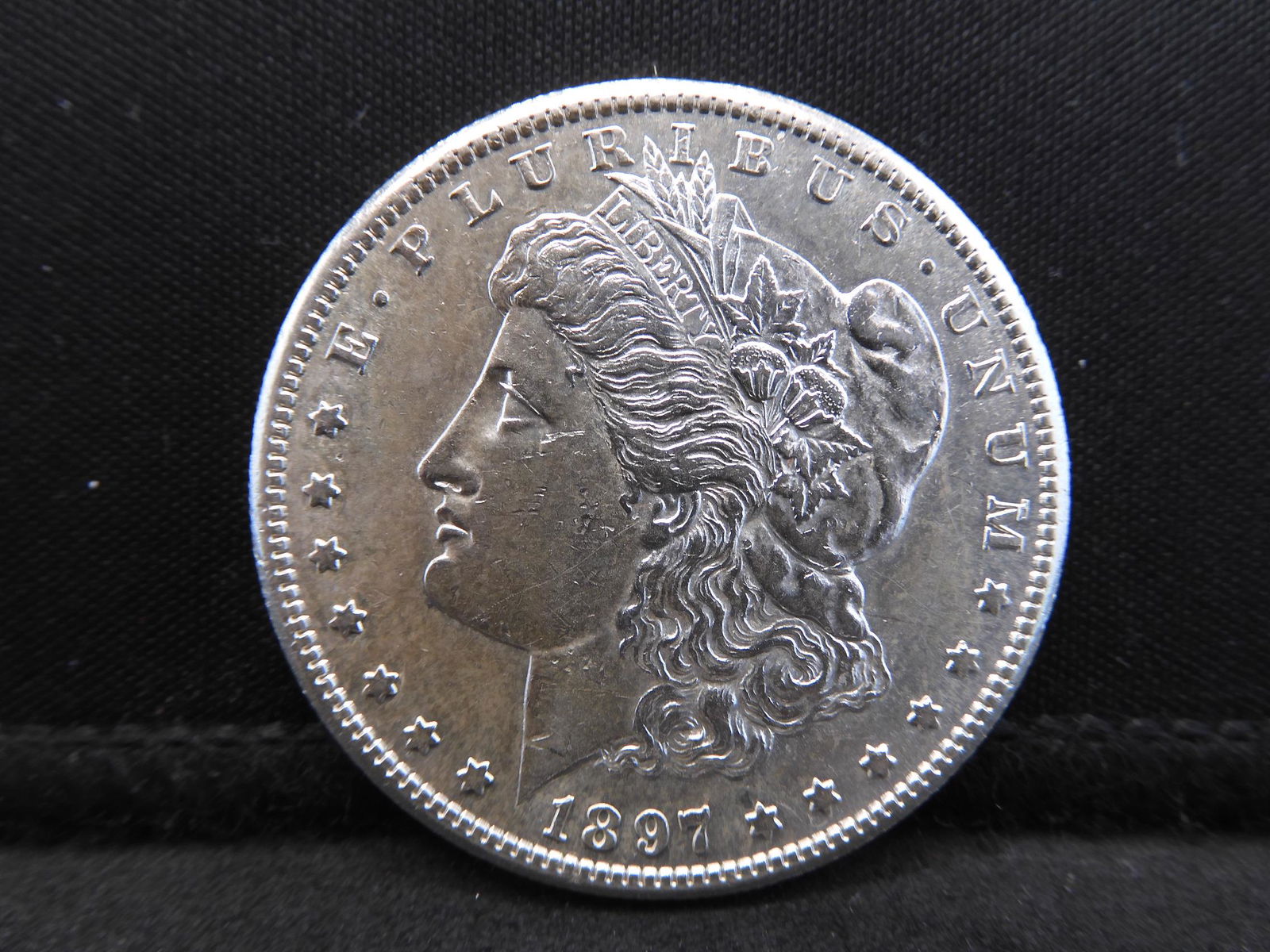 1897-S Morgan Silver Dollar AU/BU Better Date (1 of 2)