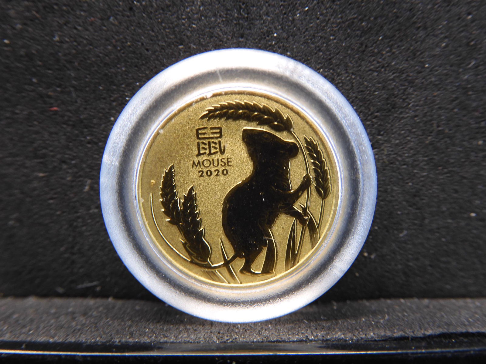 2020 Year of the Mouse Australia 1/20th Gold Piece in (1 of 2)