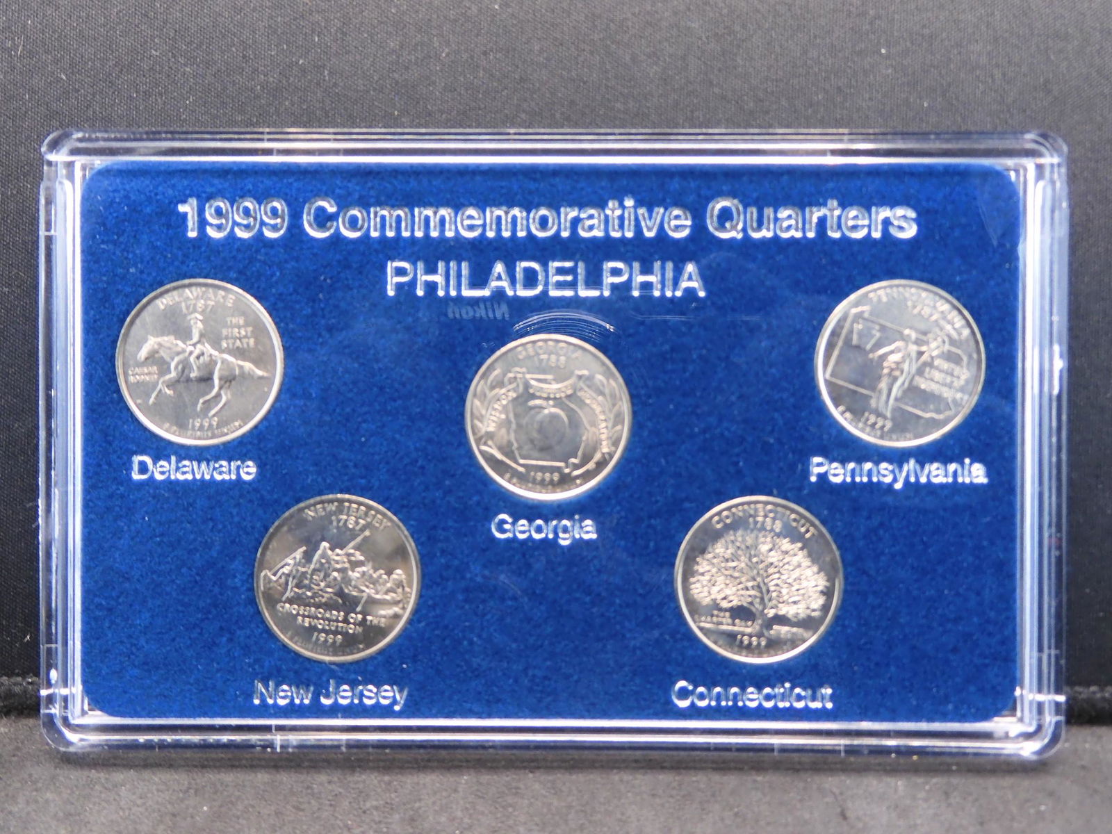 1999 50 State Quarter Commemorative Program 5pc Set (1 of 4)