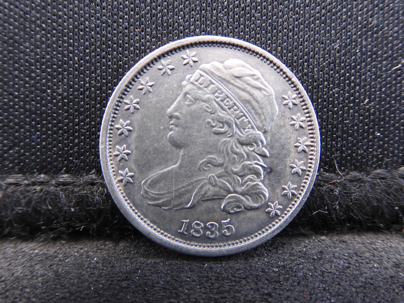 1835 Capped Bust Dime XF/AU Tough Type! (1 of 2)