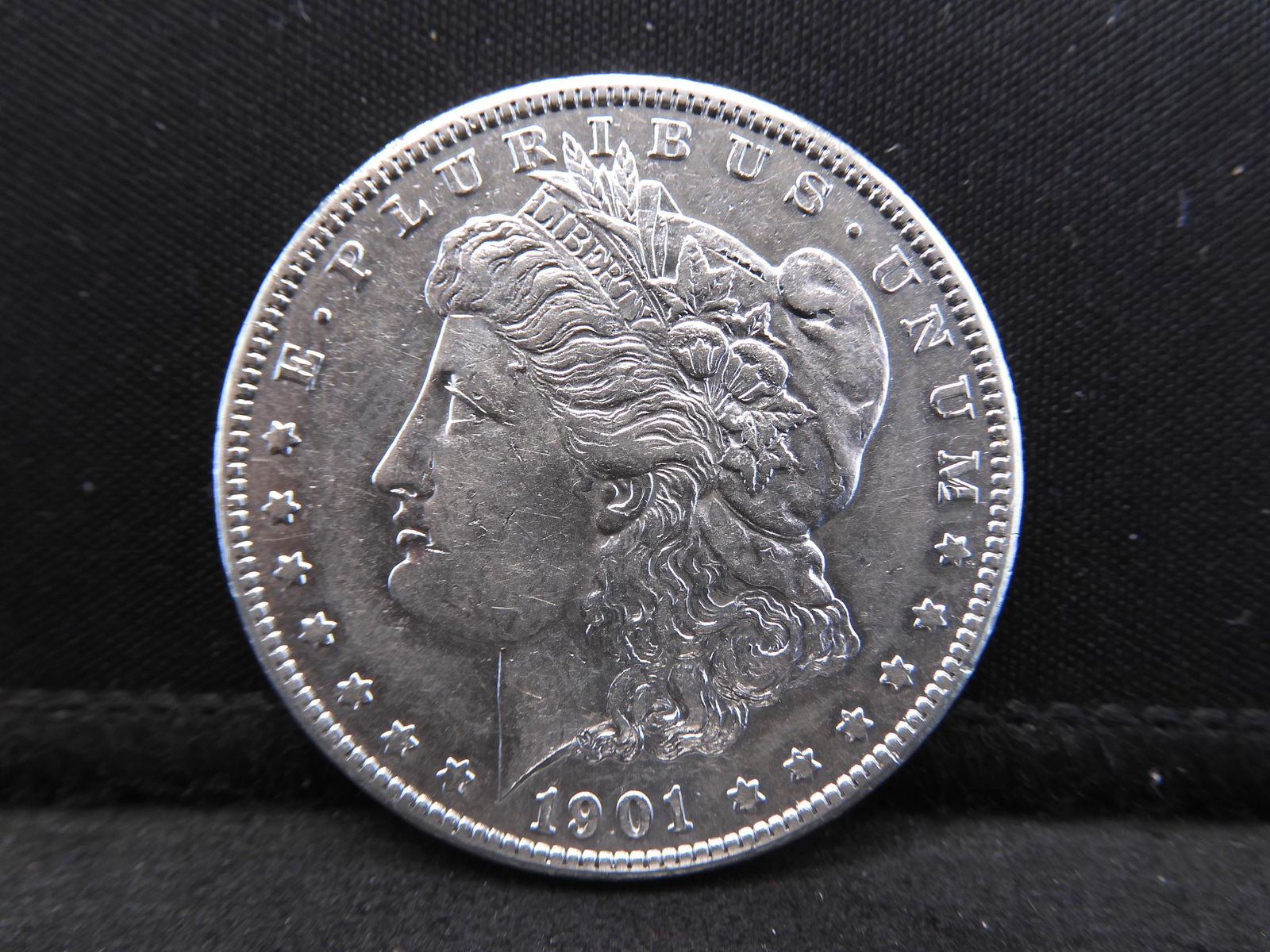 1901-S Morgan Silver Dollar Tough Date AU (1 of 2)