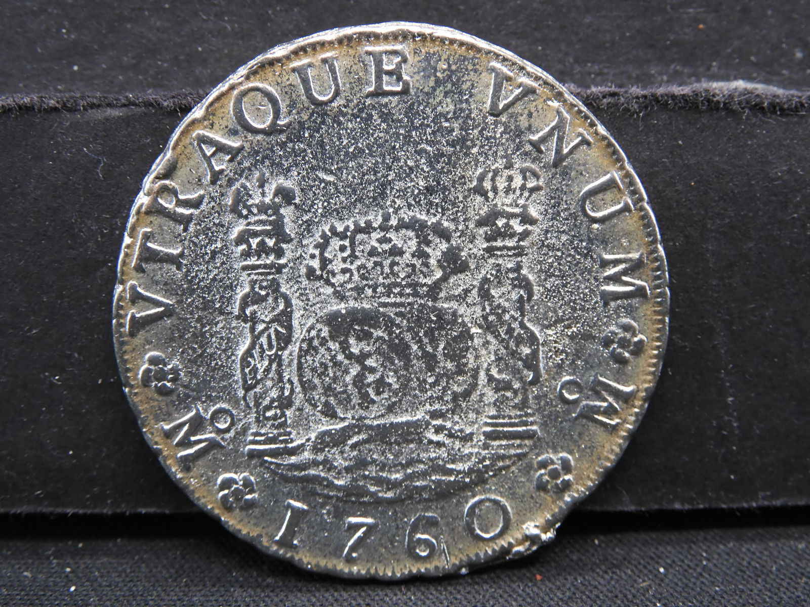 Spanish Milled Dollar.  Pewter Reproduction Of The (1 of 5)