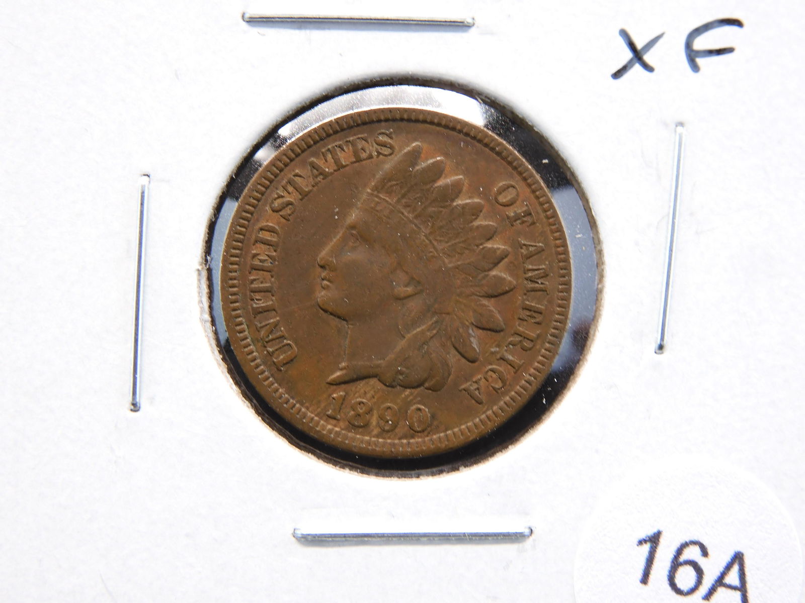 1890 Indian 1c.  XF. (1 of 2)