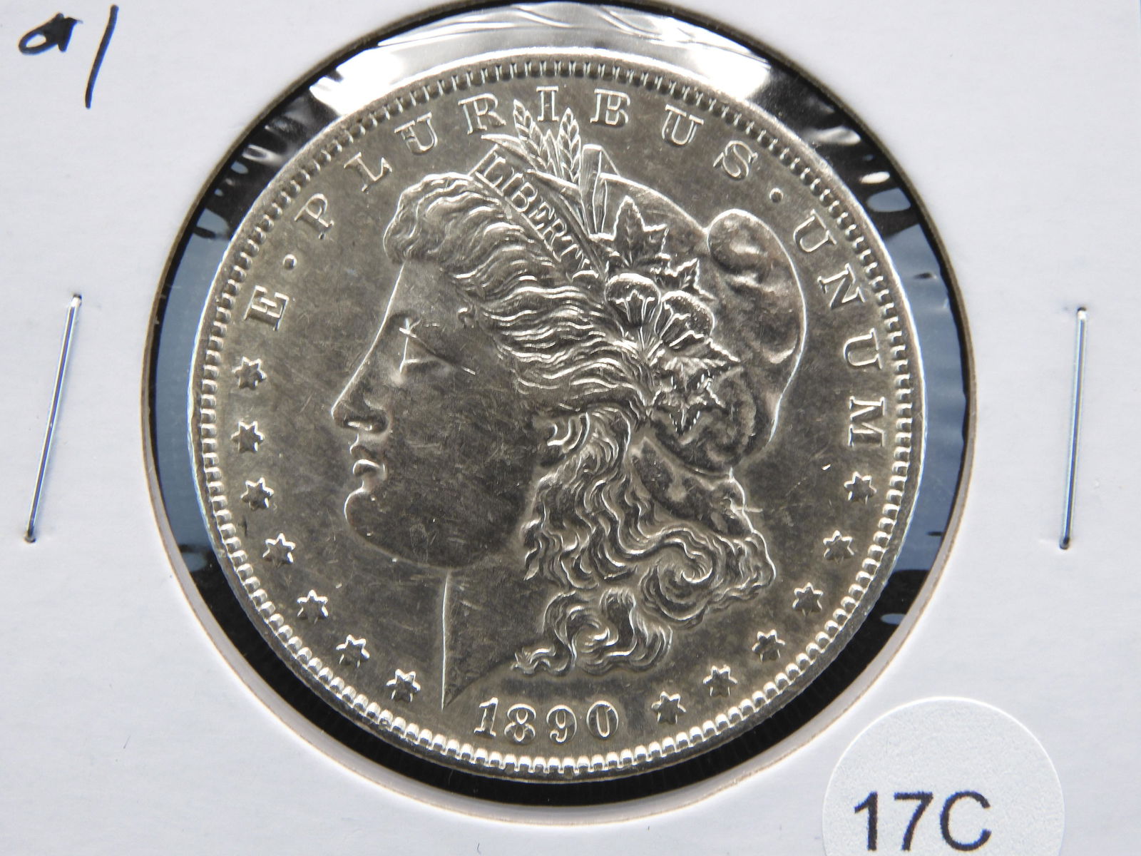 1890-S Morgan $1.  AU/UNC. (1 of 3)