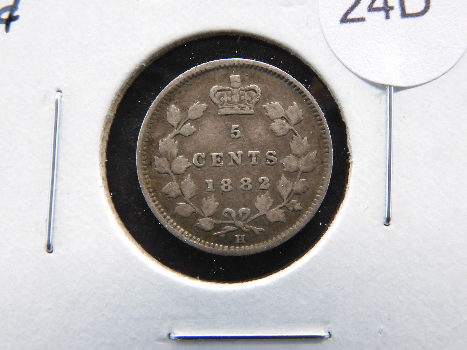 1882-H Canada 5c.  XF. (1 of 3)