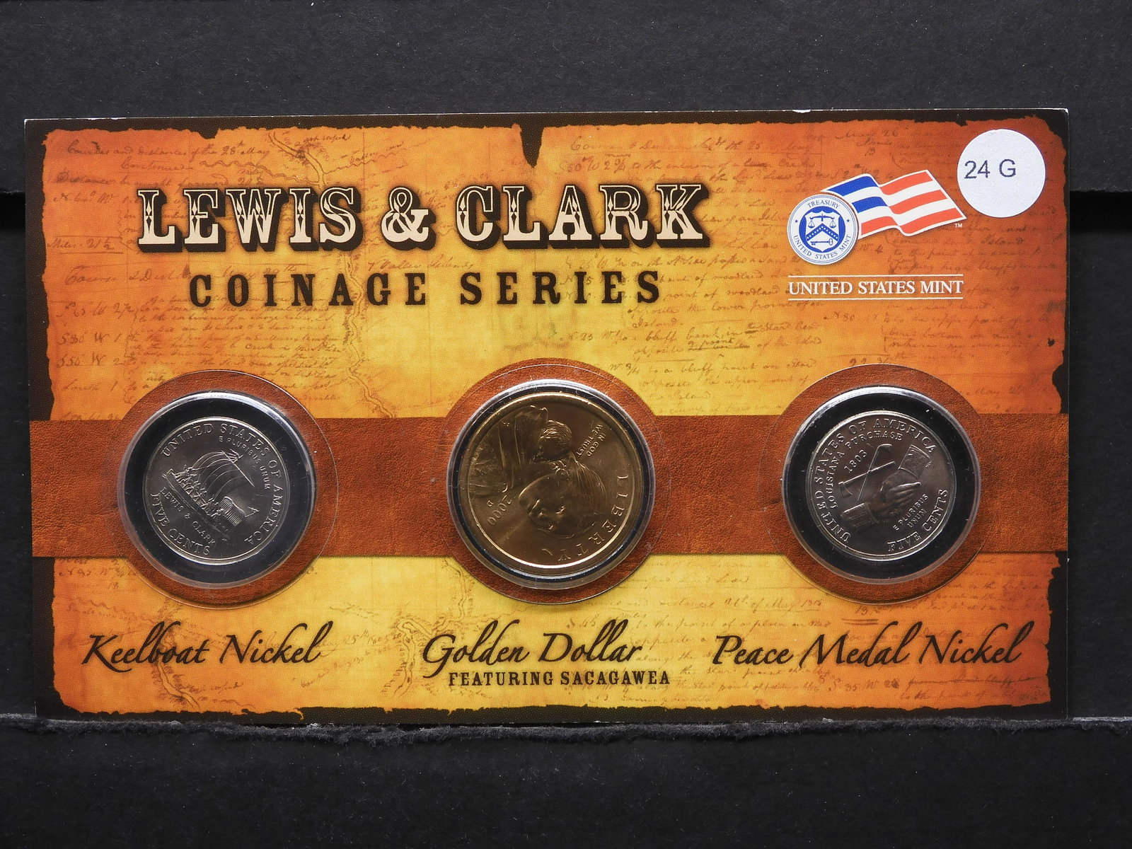 Lewis & Clark Coinage Series. 3 Coins. In Mint: Lewis & Clark Coinage Series. 3 Coins. In Mint Holders.