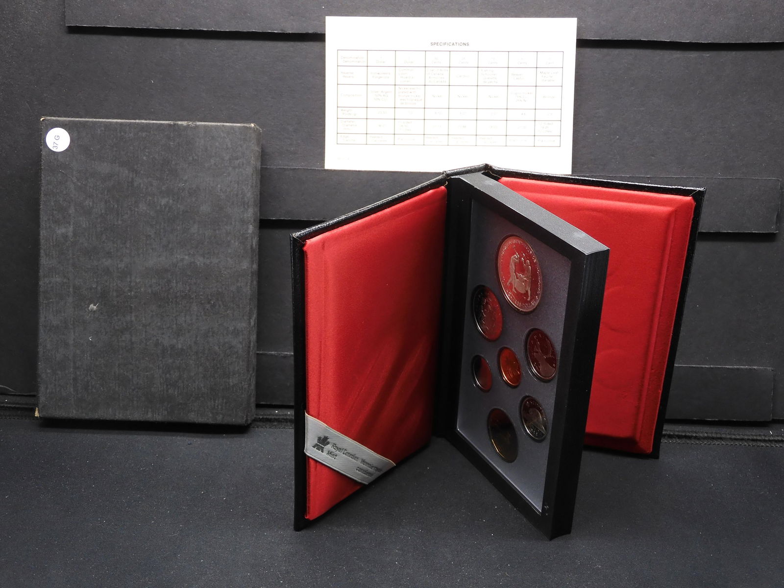 1988 Canada Proof Set w/Silver $1. (1 of 6)