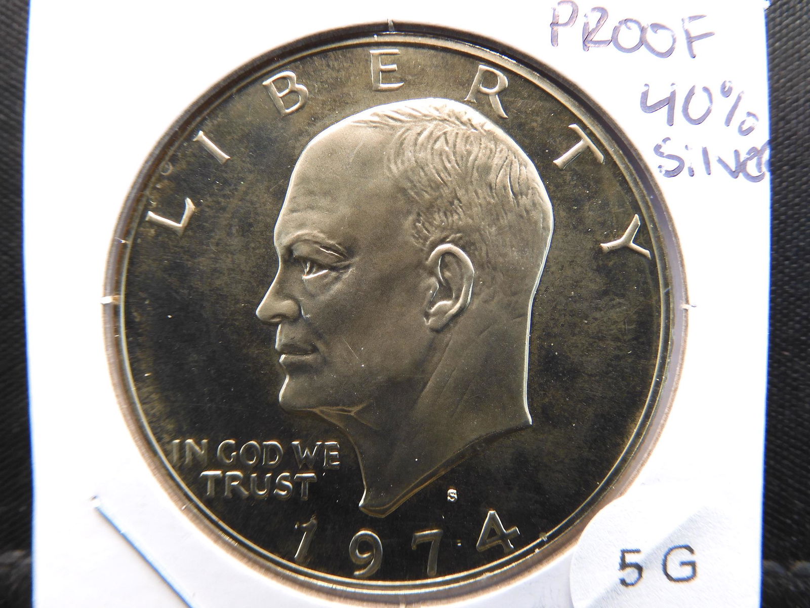 1974-S Proof Silver Ike Dollar - 40% Silver (1 of 3)