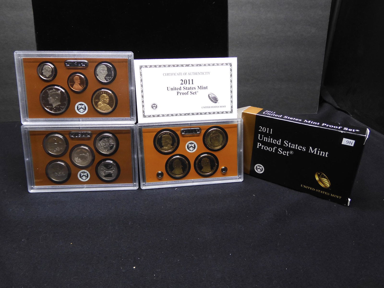 2011 United States Mint 14-Coin Proof Set. (1 of 9)