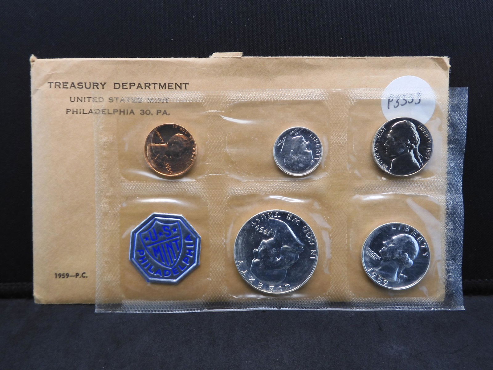 1959-P PROOF SET, ORIGINAL PACKAGE (1 of 3)