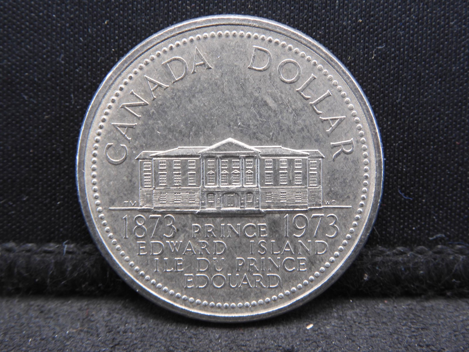 1973 Canada Prince Edward Island Centennial: 1973 Canada Prince Edward Island Centennial Commemorative Dollar.