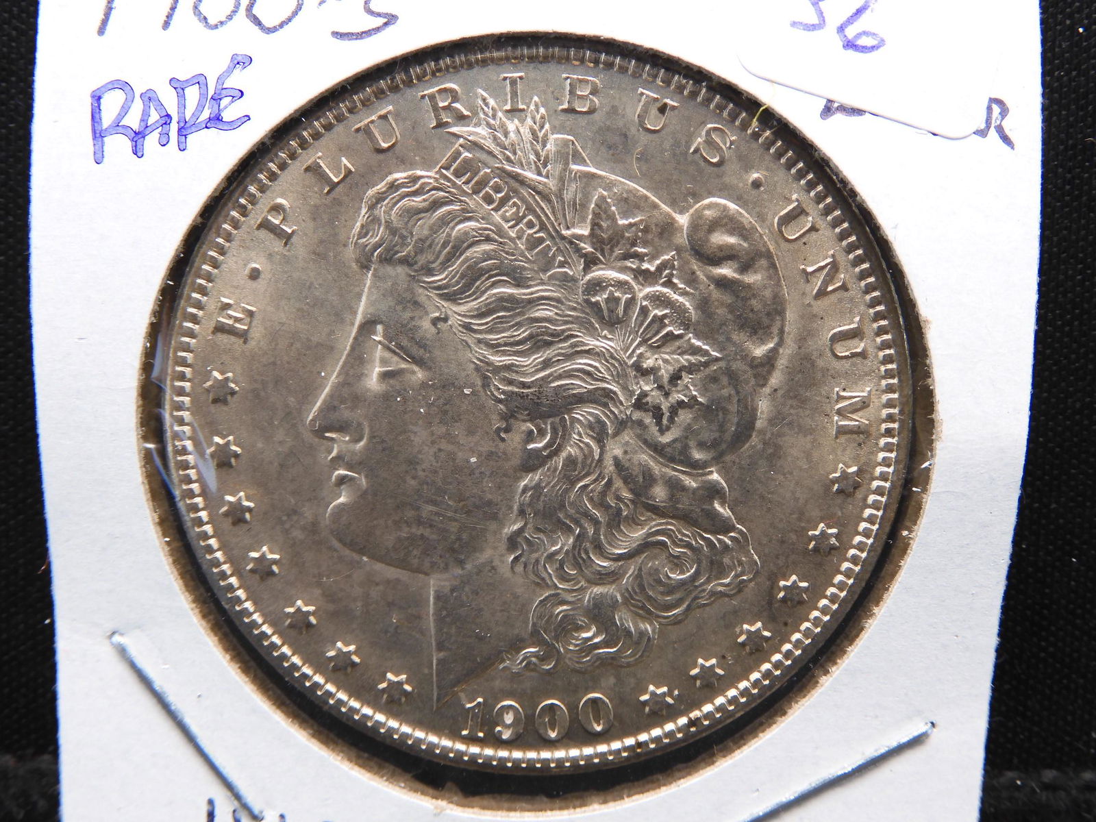 1900-S Morgan Dollar Nice Luster.  No actual (1 of 3)
