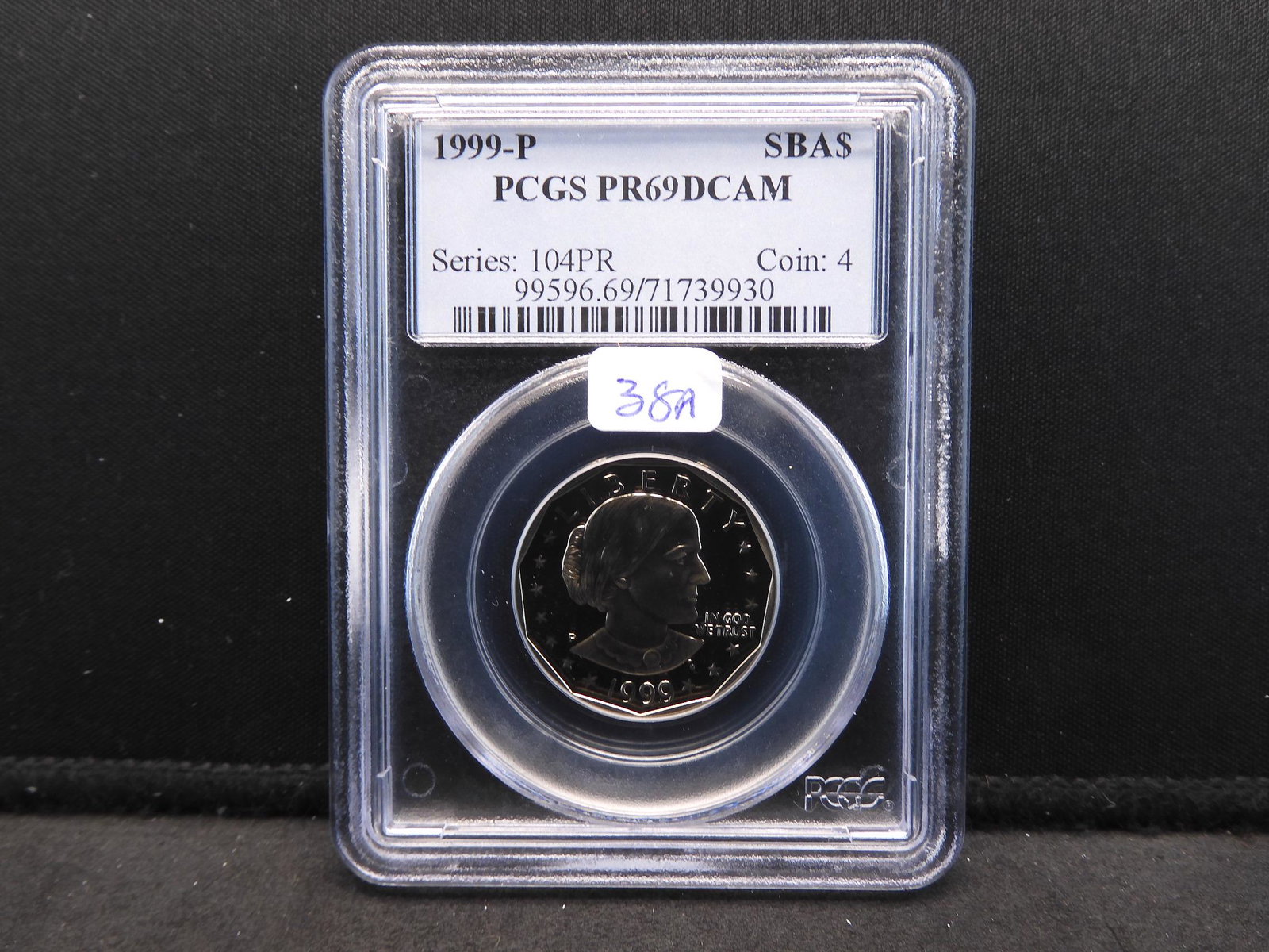 1999-P Susan B. Anthony $1. Slabbed b PCGS (The Best): 1999-P Susan B. Anthony $1. Slabbed b PCGS (The Best) as PR 69, DCAM. Tough!