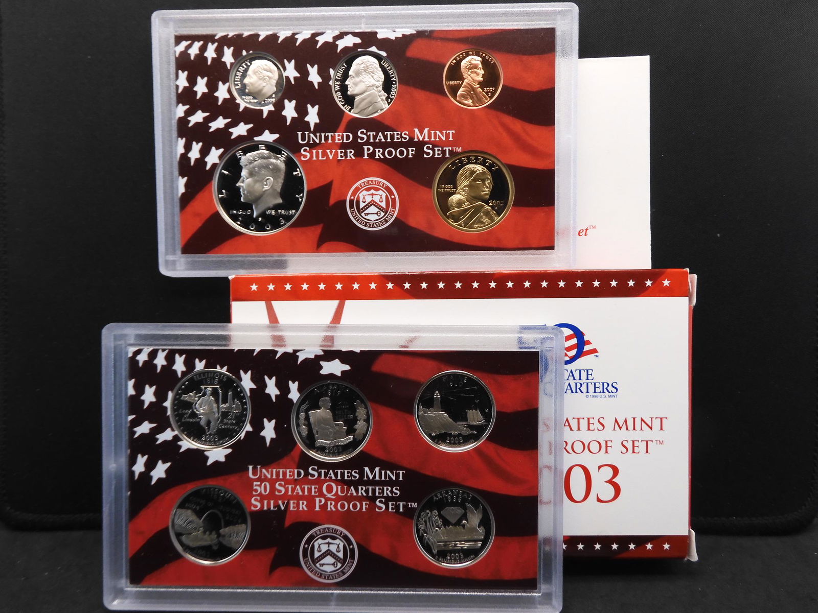 2003-S Silver US Proof Set. Regular Coinage plus State (1 of 7)