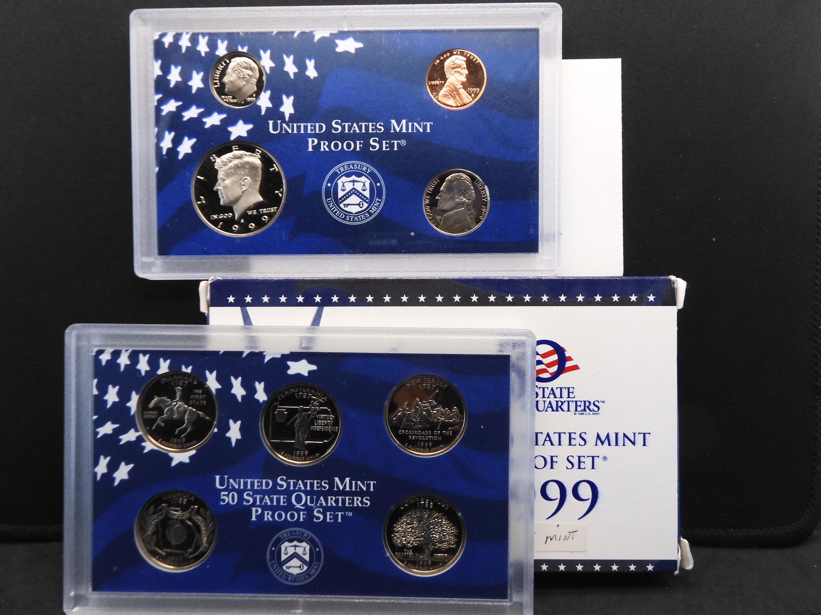 1999-S US Clad Proof Set.  Regular coinage plus first (1 of 7)