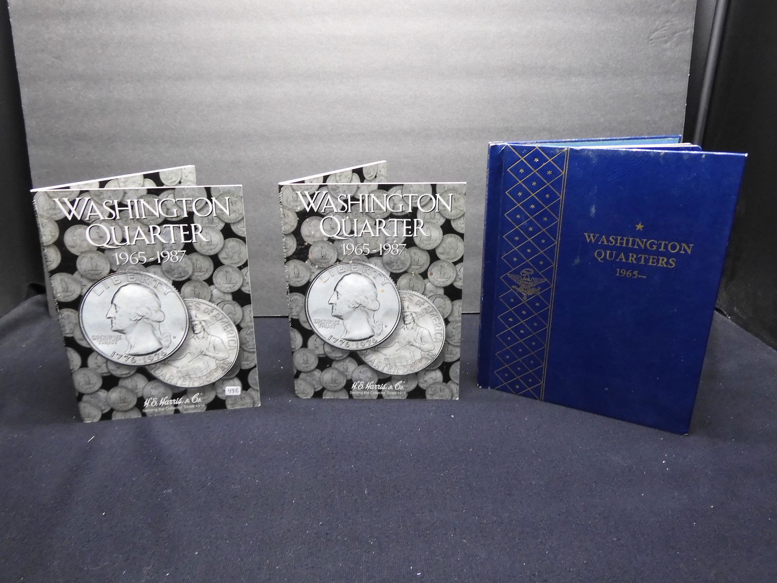 3 â€“ EMPTY 1965-1987 WASHINGTON QUARTER BOOKS (1 of 5)