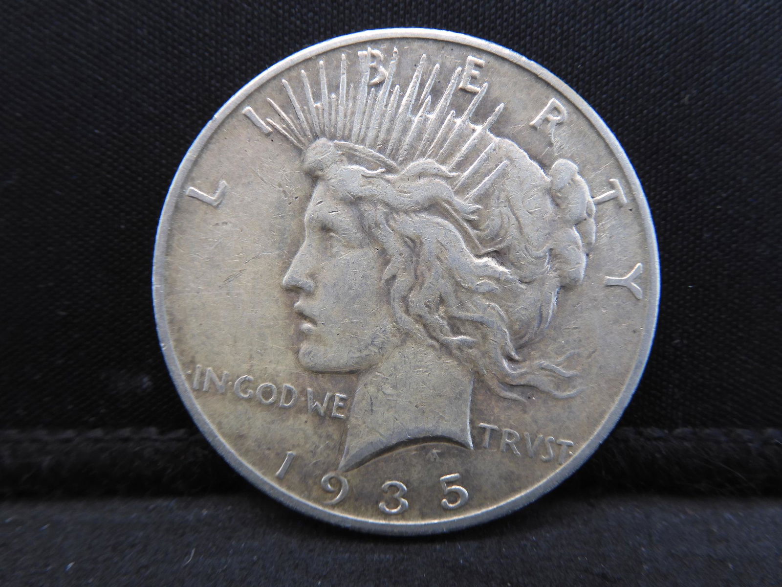 1935-S Key Date Peace Dollar Last Year for the Silver (1 of 2)