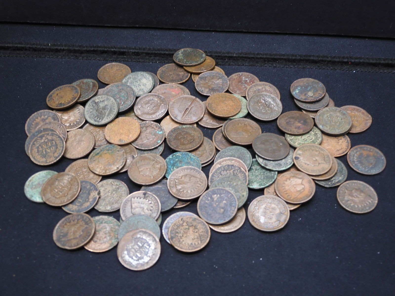 90 Indian Cents Full Dates (Various Problems) (1 of 4)