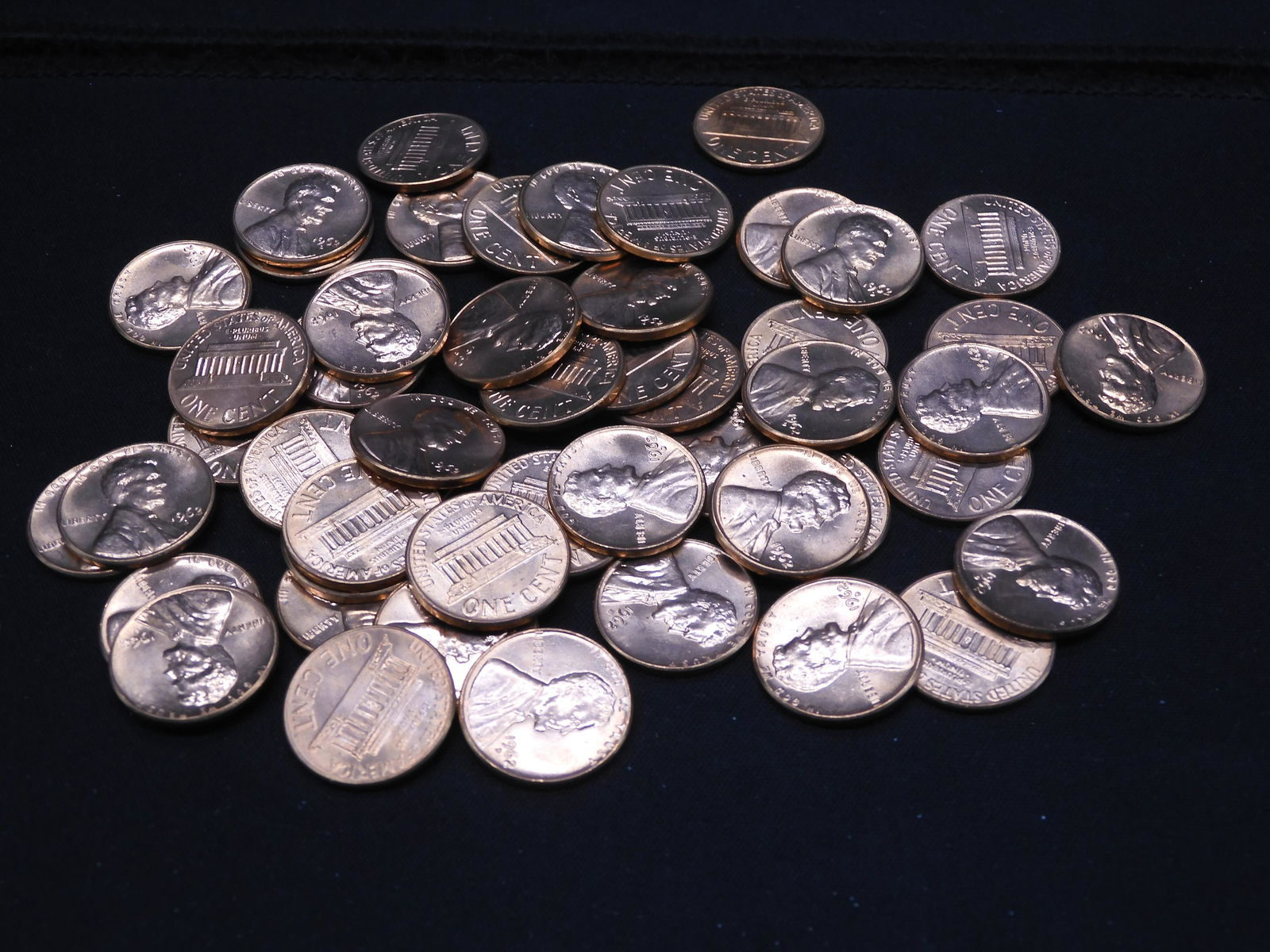 1962 D BU Lincoln Cent Roll (50 Coin Lot) (1 of 5)