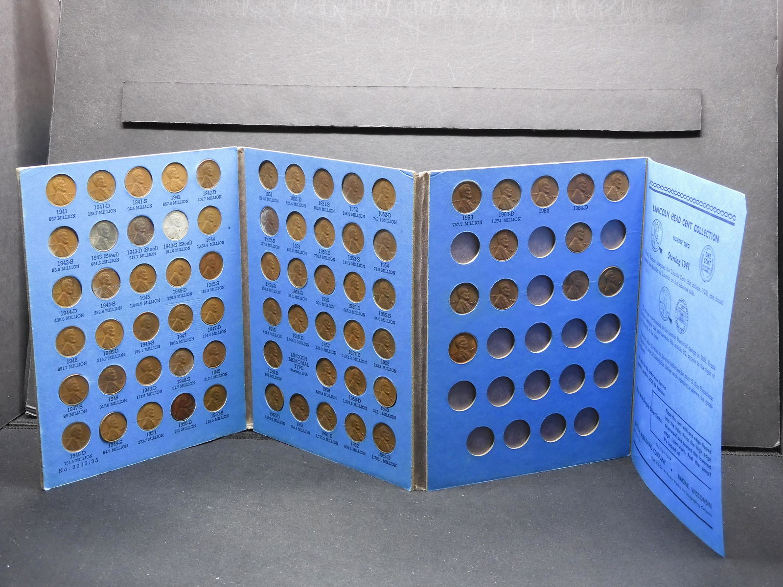 1941-1958 Lincoln Wheat Cent Complete Set (1 of 8)