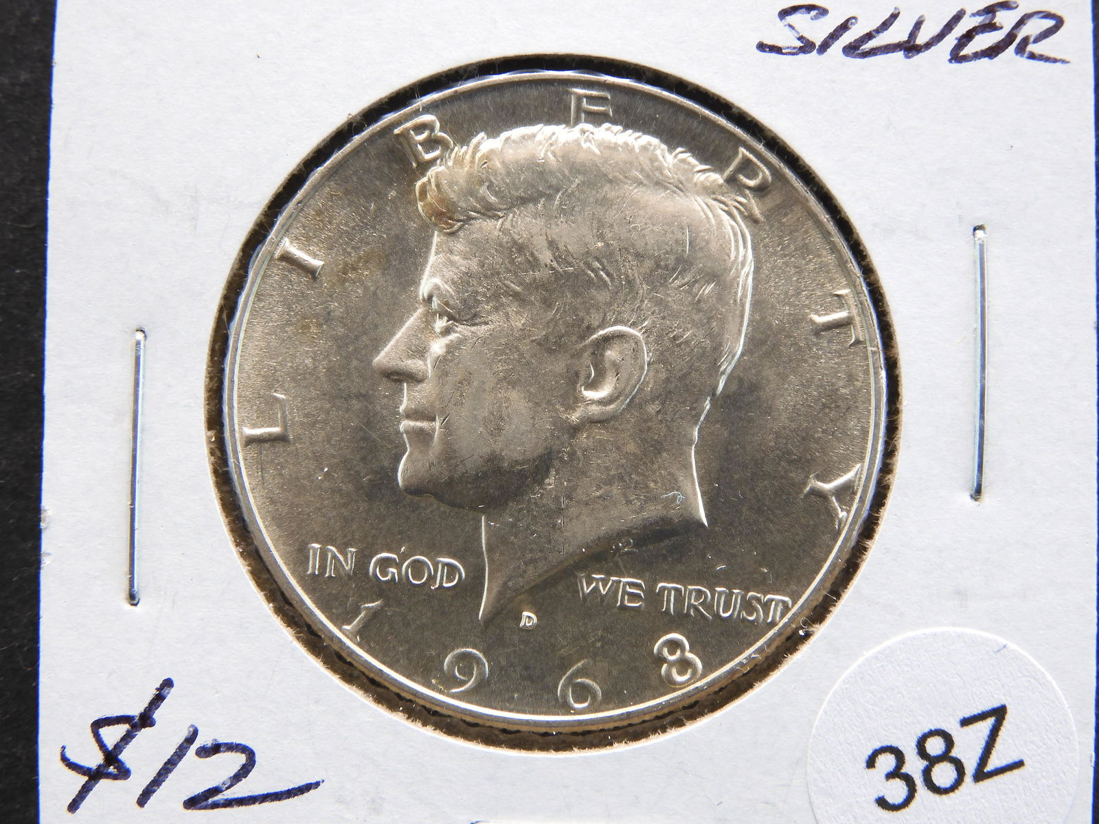 1968-D KENNEDY HALF DOLLARâ€¦40% SILVER (1 of 3)