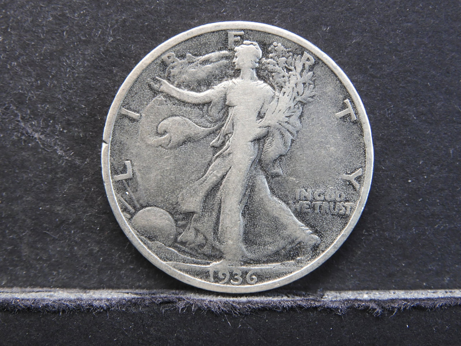 1936 SILVER (90%) LIBERTY HALF, (12.6 MILL): 1936 SILVER (90%) LIBERTY HALF, (12.6 MILL)