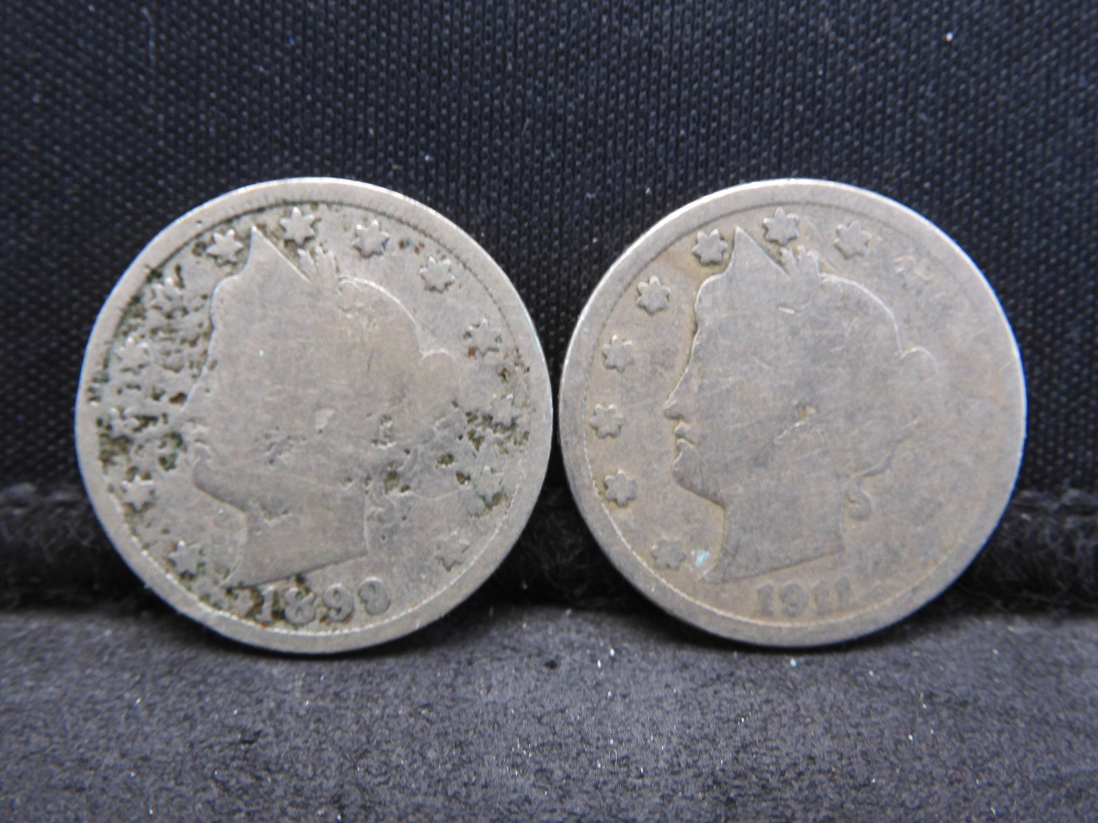 1899 & 1911 Liberty Head V Nickel: 1899 & 1911 Liberty Head V Nickel
