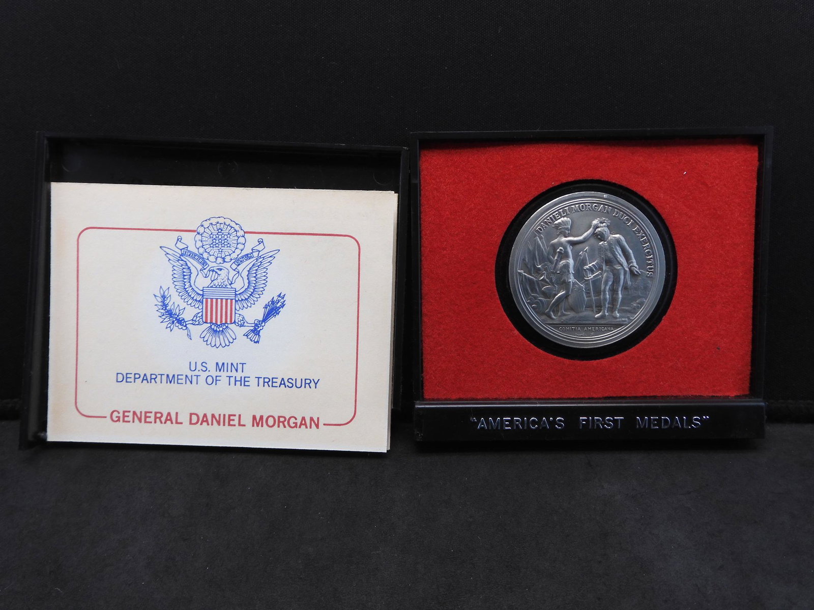America's First Medals - General Daniel Morgan Sterling: America's First Medals - General Daniel Morgan Sterling Silver - 6th in Series